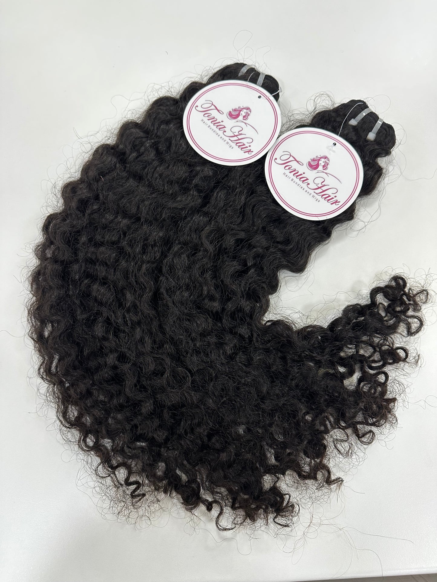 Raw Extension Burmese Curly (100 grams per bundle )