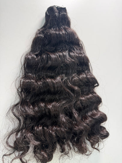 Vietnamese Raw Loose  Deep Curly  (100 grams per bundle)