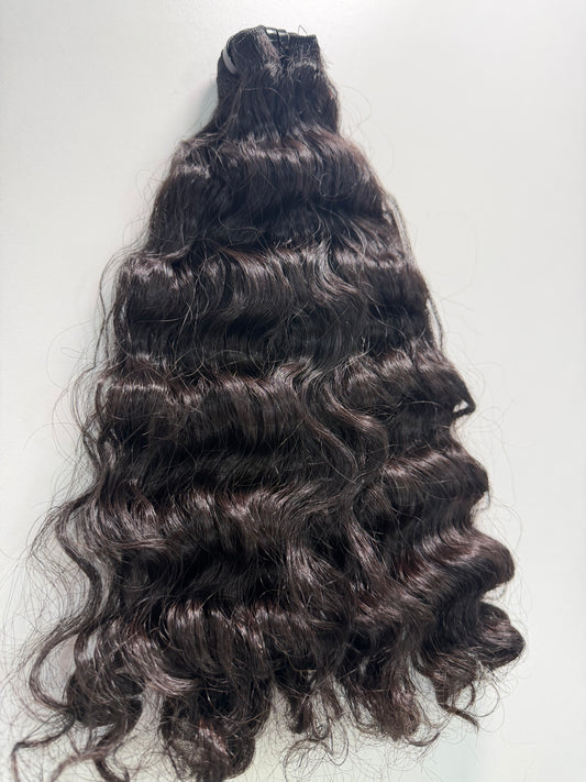 Vietnamese Raw Loose  Deep Curly  (100 grams per bundle)