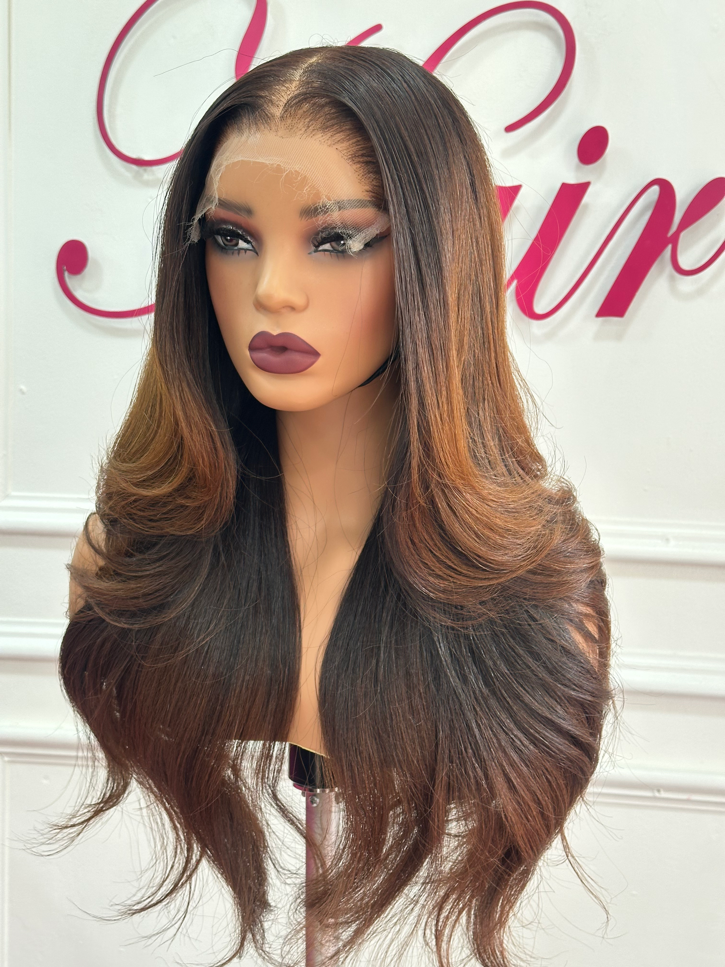 22” Chika  RAW (Super Luxurious)5x5 HD Lace. Cap size medium Available to ship   image 0