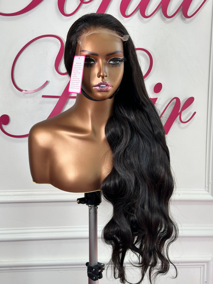 5x5 HD Lace Cambodian Luxury Body Wave Pre Made wig Unit (Bleached knot.) image 2