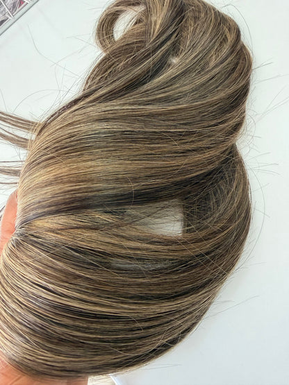 Dark brown &  Blonde highlight (100 grams per bundle)