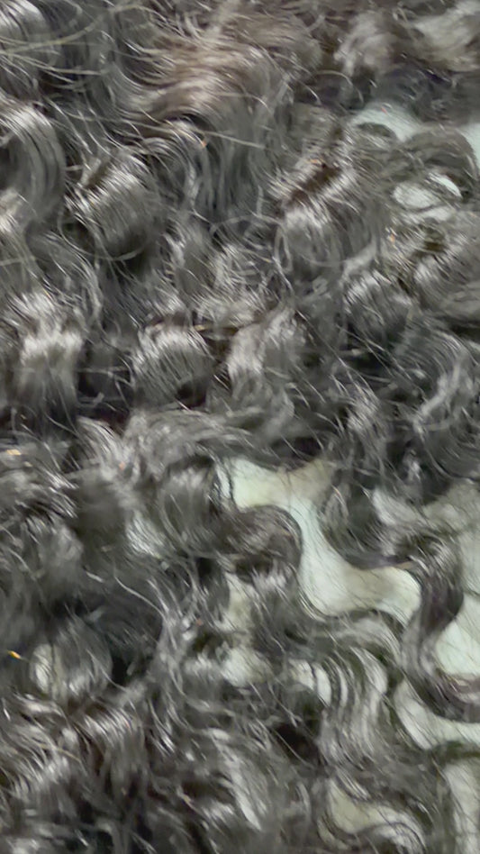 Raw Extension Burmese Curly (100 grams per bundle )